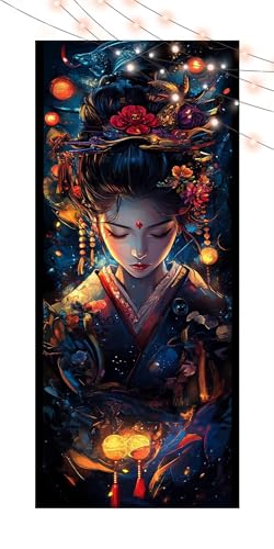 Diamond Painting Japan, Diamond Painting Erwachsene Groß XXL 90x180cm, DIY Diamand Art Mosaikherstellung Zubehör, 5D Diamant Stickerei Kits für Anfänger und Kinder, Wand Dekor Wohnzimmer Frau T1336 Diamond Painting Japan, Diamond Painting Erwachsene Groß XXL 90x180cm, DIY Diamand Art Mosaikherstellung Zubehör, 5D Diamant Stickerei Kits für Anfänger und Kinder, Wand Dekor Wohnzimmer Frau T1336 von Generic
