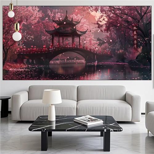 Diamond Painting Japan Diamont Painting Bilder Blume Malen Nach Zahlen Set für Kinder Erwachsene,5D Vollbohrung Crystal Bastelset Mädchen Mosaikherstellung,DIY Diamant Malerei,Gifts 70x180cm KM-932 Diamond Painting Japan Diamont Painting Bilder Blume Malen Nach Zahlen Set für Kinder Erwachsene,5D Vollbohrung Crystal Bastelset Mädchen Mosaikherstellung,DIY Diamant Malerei,Gifts 70x180cm KM-932 von Generic
