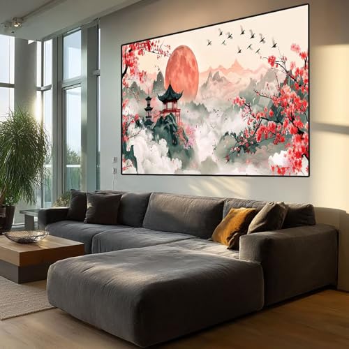 Diamond Painting Japanisch Diamont Painting Bilder Landschaft Malen Nach Zahlen set für Erwachsene,5D Vollbohrung Bastelset Mosaikherstellung,DIY Diamant Malerei für Deko Geschenke 40x100cm XD796 Diamond Painting Japanisch Diamont Painting Bilder Landschaft Malen Nach Zahlen set für Erwachsene,5D Vollbohrung Bastelset Mosaikherstellung,DIY Diamant Malerei für Deko Geschenke 40x100cm XD796 von Generic