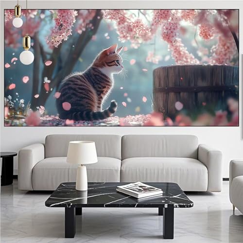 Diamond Painting Katze Diamond Painting Erwachsene Groß xxl 100x300cm Diamant Malerei Blume Malen Nach Zahlen DIY Strass Kunst Mosaikherstellung Crystal Stickerei Malerei Kits für Home Dekor KM-1021 Diamond Painting Katze Diamond Painting Erwachsene Groß xxl 100x300cm Diamant Malerei Blume Malen Nach Zahlen DIY Strass Kunst Mosaikherstellung Crystal Stickerei Malerei Kits für Home Dekor KM-1021 von Generic
