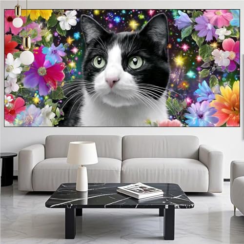 Diamond Painting Katze Diamond Painting Erwachsene Groß xxl 90x180cm Diamant Malerei Tier Malen Nach Zahlen DIY Strass Kunst Mosaikherstellung Crystal Stickerei Malerei Kits für Home Dekor KM-1019 Diamond Painting Katze Diamond Painting Erwachsene Groß xxl 90x180cm Diamant Malerei Tier Malen Nach Zahlen DIY Strass Kunst Mosaikherstellung Crystal Stickerei Malerei Kits für Home Dekor KM-1019 von Generic
