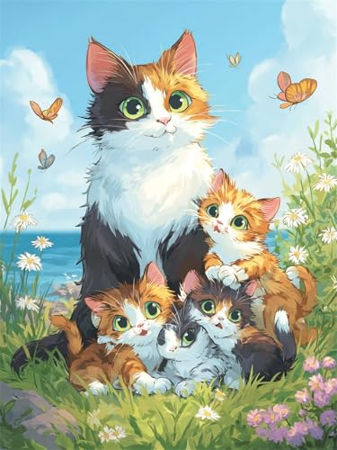 Diamond Painting Katze Diamond Painting Kinder 30x50cm Diamant Malerei Bilder Schmetterling,DIY Vollbohrer Diamanten Malerei Stickerei Kreuzstich Malerei Bastelset Kits, Geschenk Mädchen 9 jahre z51-t Diamond Painting Katze Diamond Painting Kinder 30x50cm Diamant Malerei Bilder Schmetterling,DIY Vollbohrer Diamanten Malerei Stickerei Kreuzstich Malerei Bastelset Kits, Geschenk Mädchen 9 jahre z51-t von Generic