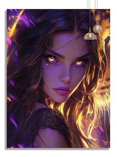 Diamond Painting Kinder Sexy Diamond Painting Klein 30x40cm Basteln Mädchen 10 Jahre Schönheit, DIY Mosaikherstellung Eckige Steine Strass Stickerei Kreuzstich Leinwand Bilder für Home Décor z243f von Generic