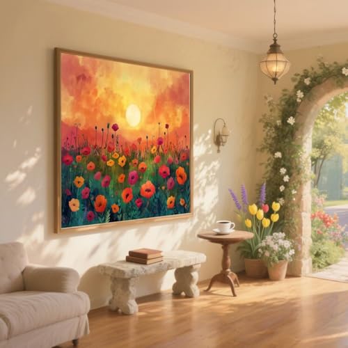 Diamond Painting Kinder Sonnenuntergang Diamant Painting Bilder Garten Diamant Malerei kits Erwachsene 80x120cm DIY Stickerei Kreuzstich Malen Nach Zahlen Anfänger Mosaik Bastelset,Geschenke ZQ561 Diamond Painting Kinder Sonnenuntergang Diamant Painting Bilder Garten Diamant Malerei kits Erwachsene 80x120cm DIY Stickerei Kreuzstich Malen Nach Zahlen Anfänger Mosaik Bastelset,Geschenke ZQ561 von Generic