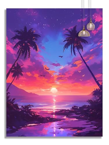 Diamond Painting Kinder Sonnenuntergang Diamond Painting Klein 55x70cm Basteln Mädchen 10 Jahre Strand, DIY Eckige Steine Strass Stickerei Kreuzstich Leinwand Bilder für Wall Décor Geschenke z825f Diamond Painting Kinder Sonnenuntergang Diamond Painting Klein 55x70cm Basteln Mädchen 10 Jahre Strand, DIY Eckige Steine Strass Stickerei Kreuzstich Leinwand Bilder für Wall Décor Geschenke z825f von Generic