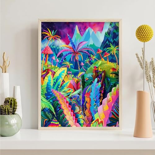 Diamond Painting Landschaft, Anlage Diamond Painting Erwachsene Anfänger, DIY 5D Runder Vollbohrer Diamant Malerei Stickerei Set Kreuzstich Set zur Home Wand Dekoration Geschenke 60x80 cm PjY4238 F-8 Diamond Painting Landschaft, Anlage Diamond Painting Erwachsene Anfänger, DIY 5D Runder Vollbohrer Diamant Malerei Stickerei Set Kreuzstich Set zur Home Wand Dekoration Geschenke 60x80 cm PjY4238 F-8 von Generic