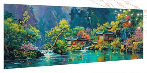 Diamond Painting Landschaft, Diamant Painting Bilder Erwachsene Natur, DIY Diamond Art Kinder Malen Nach Zahlen Bastelset,5D Diamant Kunst Malerei Stickerei Set,Geschenke Home Wand Dekor 75x160cm T189 Diamond Painting Landschaft, Diamant Painting Bilder Erwachsene Natur, DIY Diamond Art Kinder Malen Nach Zahlen Bastelset,5D Diamant Kunst Malerei Stickerei Set,Geschenke Home Wand Dekor 75x160cm T189 von Generic