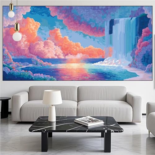 Diamond Painting Landschaft Diamond Painting Erwachsene 40x100cm Diamant Malerei Fallen Malen Nach Zahlen DIY Strass Kunst Mosaikherstellung Crystal Stickerei Malerei Kits für Home Dekor Gifts KM-875 Diamond Painting Landschaft Diamond Painting Erwachsene 40x100cm Diamant Malerei Fallen Malen Nach Zahlen DIY Strass Kunst Mosaikherstellung Crystal Stickerei Malerei Kits für Home Dekor Gifts KM-875 von Generic