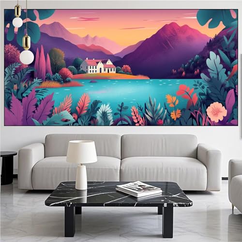 Diamond Painting Landschaft Diamond Painting Erwachsene Groß xxl 50x100cm Diamant Malerei,Gifts Blume Malen Nach Zahlen DIY Strass Kunst Mosaikherstellung Crystal Stickerei Malerei,Gifts Kits KM-449 Diamond Painting Landschaft Diamond Painting Erwachsene Groß xxl 50x100cm Diamant Malerei,Gifts Blume Malen Nach Zahlen DIY Strass Kunst Mosaikherstellung Crystal Stickerei Malerei,Gifts Kits KM-449 von Generic
