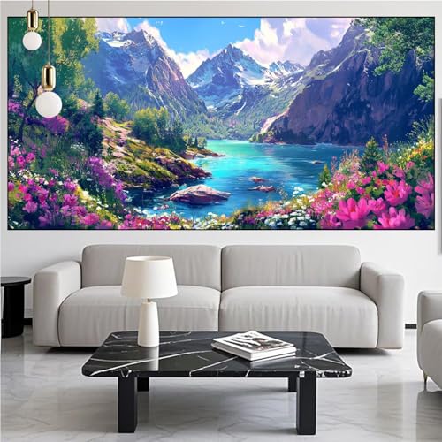 Diamond Painting Landschaft Diamond Painting Erwachsene Groß xxl 70x140cm Diamant Malerei Berg Malen Nach Zahlen DIY Strass Kunst Mosaikherstellung Crystal Stickerei Malerei Kits für Home Dekor KM-983 Diamond Painting Landschaft Diamond Painting Erwachsene Groß xxl 70x140cm Diamant Malerei Berg Malen Nach Zahlen DIY Strass Kunst Mosaikherstellung Crystal Stickerei Malerei Kits für Home Dekor KM-983 von Generic
