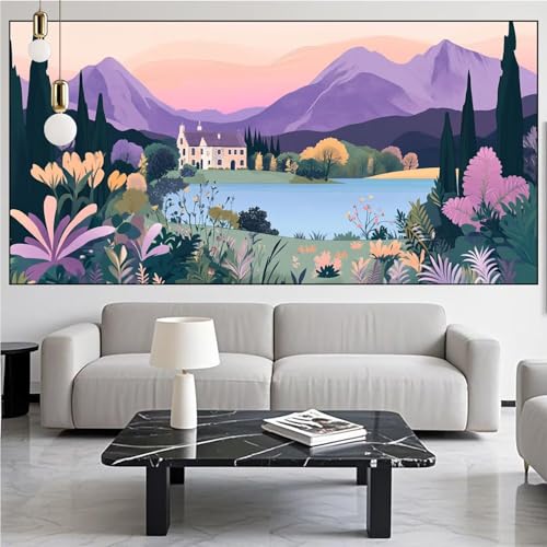 Diamond Painting Landschaft Diamont Painting Bilder Blume Malen Nach Zahlen Set für Kinder Erwachsene,5D Vollbohrung Crystal Bastelset Mädchen Mosaikherstellung,DIY Diamant Malerei 50x100cm KM-872 Diamond Painting Landschaft Diamont Painting Bilder Blume Malen Nach Zahlen Set für Kinder Erwachsene,5D Vollbohrung Crystal Bastelset Mädchen Mosaikherstellung,DIY Diamant Malerei 50x100cm KM-872 von Generic