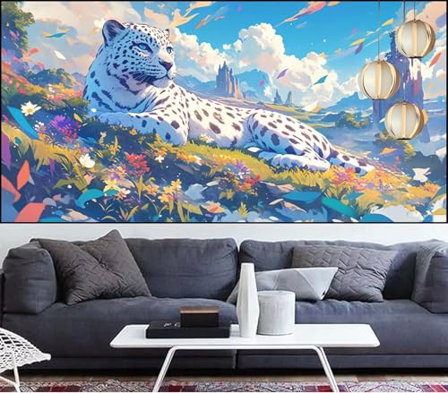 Diamond Painting Leopard Diamant Painting Bilder Landschaft Malen Nach Zahlen Erwachsene DIY Mosaikherstellung Puzzle,Diamant Malerei Stickerei Kreuzstich für Deko Geschenke Frauen 100x300cm QL-346 Diamond Painting Leopard Diamant Painting Bilder Landschaft Malen Nach Zahlen Erwachsene DIY Mosaikherstellung Puzzle,Diamant Malerei Stickerei Kreuzstich für Deko Geschenke Frauen 100x300cm QL-346 von Generic