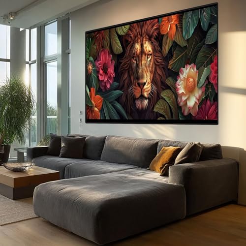 Diamond Painting Löwe Diamont Painting Bilder Tier Malen Nach Zahlen set für Erwachsene,5D Vollbohrung Crystal Bastelset Mosaikherstellung,DIY Diamant Malerei für Geschenke Wanddeko 30x80cm XD888 Diamond Painting Löwe Diamont Painting Bilder Tier Malen Nach Zahlen set für Erwachsene,5D Vollbohrung Crystal Bastelset Mosaikherstellung,DIY Diamant Malerei für Geschenke Wanddeko 30x80cm XD888 von Generic