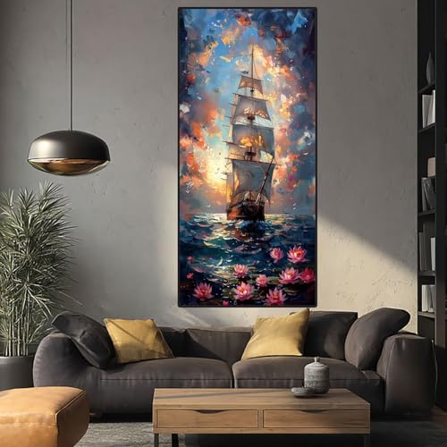 Diamond Painting Lotus Diamond Painting Erwachsene Groß xxl 90x250cm Diamant Malerei Segelboot Malen Nach Zahlen DIY Strass Kunst Mosaikherstellung Crystal Stickerei sets,Home Dekor Geschenke XD497 Diamond Painting Lotus Diamond Painting Erwachsene Groß xxl 90x250cm Diamant Malerei Segelboot Malen Nach Zahlen DIY Strass Kunst Mosaikherstellung Crystal Stickerei sets,Home Dekor Geschenke XD497 von Generic