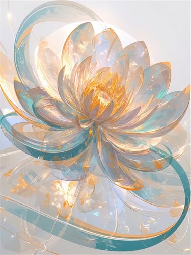 Diamond Painting Lotus Diamond Painting Kinder 45x60cm Klein Diamant Malerei Bilder Blume, DIY Vollbohrer Diamanten Malerei Stickerei Kreuzstich Malerei Bastelset Kits, Geschenk Mädchen 9 jahre z41-t Diamond Painting Lotus Diamond Painting Kinder 45x60cm Klein Diamant Malerei Bilder Blume, DIY Vollbohrer Diamanten Malerei Stickerei Kreuzstich Malerei Bastelset Kits, Geschenk Mädchen 9 jahre z41-t von Generic