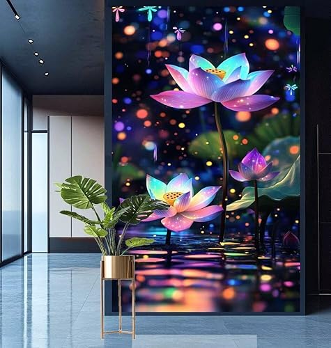 Diamond Painting Lotus Diamont Painting Bilder Blume Malen Nach Zahlen Set für Kinder Erwachsene,5D Voll Crystal Bastelset Mädchen Mosaikherstellung,DIY Diamant Malerei für Geschenke 30x80cm E720 Diamond Painting Lotus Diamont Painting Bilder Blume Malen Nach Zahlen Set für Kinder Erwachsene,5D Voll Crystal Bastelset Mädchen Mosaikherstellung,DIY Diamant Malerei für Geschenke 30x80cm E720 von Generic