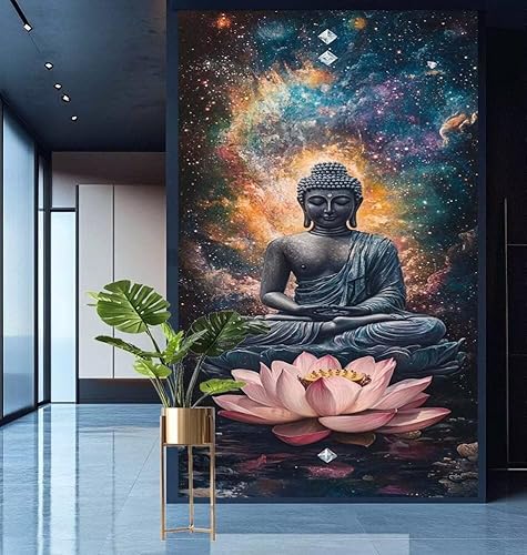 Diamond Painting Lotus Diamont Painting Bilder Buddha Malen Nach Zahlen Set für Kinder Erwachsene,5D Voll Crystal Bastelset Mädchen Mosaikherstellung,DIY Diamant Malerei für Geschenke 30x80cm E718 Diamond Painting Lotus Diamont Painting Bilder Buddha Malen Nach Zahlen Set für Kinder Erwachsene,5D Voll Crystal Bastelset Mädchen Mosaikherstellung,DIY Diamant Malerei für Geschenke 30x80cm E718 von Generic