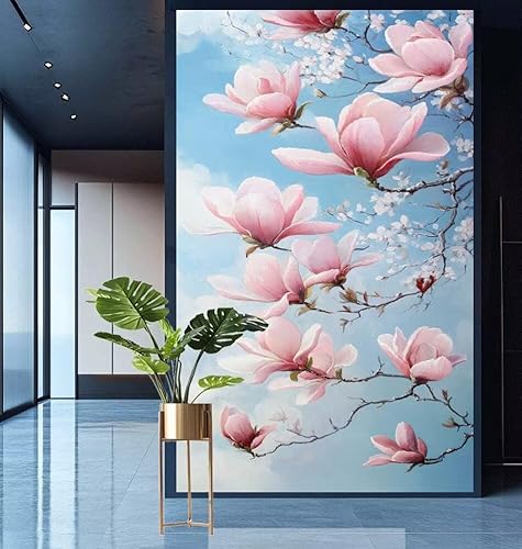 Diamond Painting Magnolie Diamond Painting Erwachsene Groß xxl 80x200cm Diamant Malerei Blume Malen Nach Zahlen DIY Strass Kunst Mosaikherstellung Crystal Stickerei Malerei Kits,Home Dekor Gifts E946 von Generic