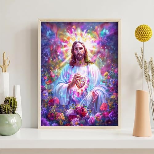 Diamond Painting Mann, Blume Diamond Painting Erwachsene Anfänger, DIY 5D Runder Vollbohrer Diamant Malerei Stickerei Set Kreuzstich Set zur Home Wand Dekoration Geschenke 50x65 cm PjY4664 B-1 von Generic