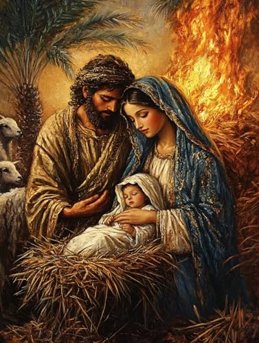 Diamond Painting Menschen, 5D Diamond Painting Erwachsene Kinder Kits 30x40cm, Schafe DIY Full Drill Crystal Art Kreuz Stickerei Basteln, Geeignet Als Feiertage Geschenk und Home Wand Dekor w-645 Diamond Painting Menschen, 5D Diamond Painting Erwachsene Kinder Kits 30x40cm, Schafe DIY Full Drill Crystal Art Kreuz Stickerei Basteln, Geeignet Als Feiertage Geschenk und Home Wand Dekor w-645 von Generic