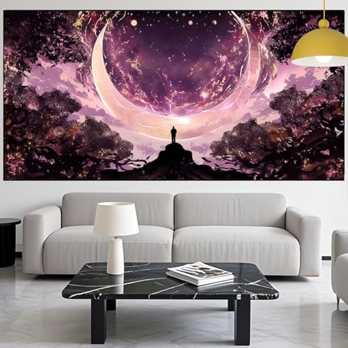 Diamond Painting Mond Diamond Painting Erwachsene Groß xxl 100x300cm Diamant Malerei Abstrakt Malen Nach Zahlen DIY Strass Kunst Mosaikherstellung Crystal Stickerei Malerei für Dekor Geschenke YM-1077 Diamond Painting Mond Diamond Painting Erwachsene Groß xxl 100x300cm Diamant Malerei Abstrakt Malen Nach Zahlen DIY Strass Kunst Mosaikherstellung Crystal Stickerei Malerei für Dekor Geschenke YM-1077 von Generic