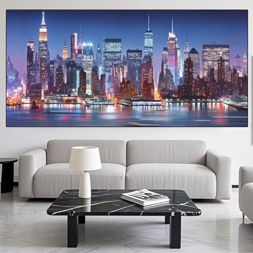 Diamond Painting New York Diamond Painting Erwachsene 30x80cm Diamant Malerei Landschaft Malen Nach Zahlen DIY Strass Kunst Mosaikherstellung Crystal Stickerei sets für Home Wand Dekor Geschenke XD841 Diamond Painting New York Diamond Painting Erwachsene 30x80cm Diamant Malerei Landschaft Malen Nach Zahlen DIY Strass Kunst Mosaikherstellung Crystal Stickerei sets für Home Wand Dekor Geschenke XD841 von Generic