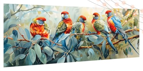Diamond Painting Papagei, Diamond Painting Erwachsene Groß XXL 100x200cm, DIY Diamand Art Mosaikherstellung Zubehör, 5D Diamant Stickerei Kits für Anfänger und Kinder, Wand Dekor Wohnzimmer Tier T1062 Diamond Painting Papagei, Diamond Painting Erwachsene Groß XXL 100x200cm, DIY Diamand Art Mosaikherstellung Zubehör, 5D Diamant Stickerei Kits für Anfänger und Kinder, Wand Dekor Wohnzimmer Tier T1062 von Generic