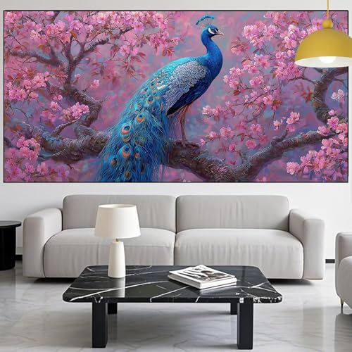 Diamond Painting Pfau Diamond Painting Erwachsene Groß xxl 60x120cm Diamant Malerei Blume Malen Nach Zahlen DIY Strass Kunst Mosaikherstellung Crystal Stickerei Malerei Kits für Dekor Geschenke YM-859 Diamond Painting Pfau Diamond Painting Erwachsene Groß xxl 60x120cm Diamant Malerei Blume Malen Nach Zahlen DIY Strass Kunst Mosaikherstellung Crystal Stickerei Malerei Kits für Dekor Geschenke YM-859 von Generic