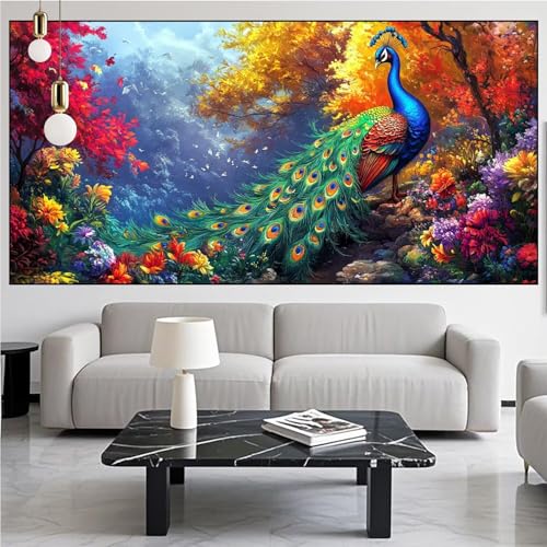 Diamond Painting Pfau Diamond Painting Erwachsene Groß xxl 60x180cm Diamant Malerei Landschaft Malen Nach Zahlen DIY Strass Kunst Mosaikherstellung Crystal Stickerei Malerei Kits für Home Dekor KM-907 Diamond Painting Pfau Diamond Painting Erwachsene Groß xxl 60x180cm Diamant Malerei Landschaft Malen Nach Zahlen DIY Strass Kunst Mosaikherstellung Crystal Stickerei Malerei Kits für Home Dekor KM-907 von Generic
