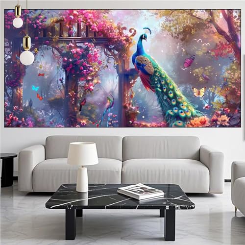 Diamond Painting Pfau Diamond Painting Erwachsene Groß xxl 80x200cm Diamant Malerei,Gifts Landschaft Malen Nach Zahlen DIY Strass Kunst Mosaikherstellung Crystal Stickerei Malerei,Gifts Kits KM-1013 Diamond Painting Pfau Diamond Painting Erwachsene Groß xxl 80x200cm Diamant Malerei,Gifts Landschaft Malen Nach Zahlen DIY Strass Kunst Mosaikherstellung Crystal Stickerei Malerei,Gifts Kits KM-1013 von Generic