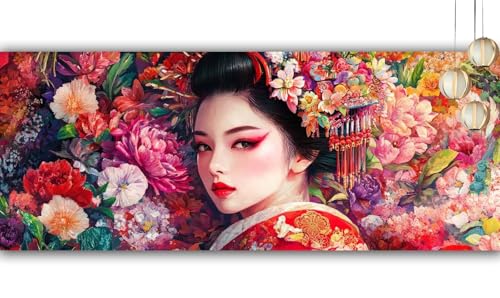Diamond Painting Pfingstrose Diamant Painting Bilder Schönheit Malen Nach Zahlen Erwachsene DIY Mosaikherstellung Puzzle,Diamant Malerei Stickerei Kreuzstich Dekoration Zuhause Geschenke 40x70cm F603 von Generic