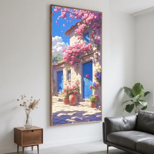 Diamond Painting Santorin Diamont Painting Bilder Landschaft Malen Nach Zahlen set für Erwachsene,5D Vollbohrung Bastelset Mosaikherstellung,DIY Diamant Malerei für Deko Geschenke 50x100cm XD884 Diamond Painting Santorin Diamont Painting Bilder Landschaft Malen Nach Zahlen set für Erwachsene,5D Vollbohrung Bastelset Mosaikherstellung,DIY Diamant Malerei für Deko Geschenke 50x100cm XD884 von Generic
