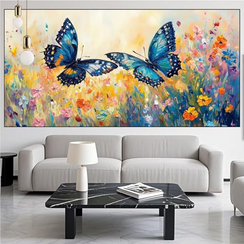 Diamond Painting Schmetterling Diamond Painting Erwachsene Groß xxl 60x120cm Diamant Malerei Blume Malen Nach Zahlen DIY Strass Kunst Mosaikherstellung Crystal Stickerei Malerei Kits,Dekor KM-999 Diamond Painting Schmetterling Diamond Painting Erwachsene Groß xxl 60x120cm Diamant Malerei Blume Malen Nach Zahlen DIY Strass Kunst Mosaikherstellung Crystal Stickerei Malerei Kits,Dekor KM-999 von Generic