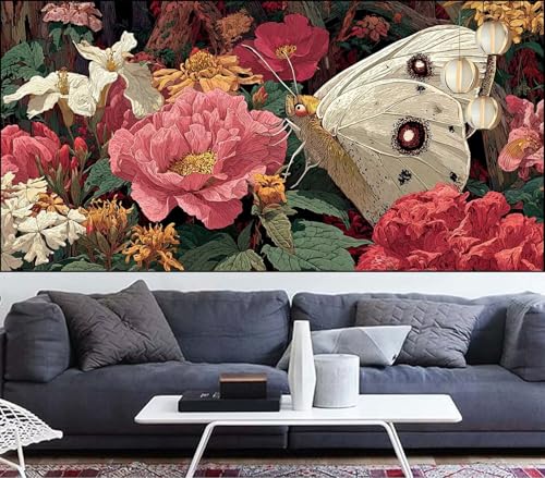Diamond Painting Schmetterling Diamond Painting Kinder Blume Diamant Malerei Anfänger Diamant Kunst Malerei Stickerei set,DIY Malen Nach Zahlen Bastelset Erwachsene Kristall Puzzle 90x250cm VQ-525 von Generic