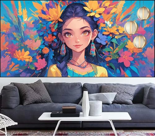 Diamond Painting Schönheit Diamant Painting Bilder Blume Malen Nach Zahlen Erwachsene DIY Mosaikherstellung Puzzle,Diamant Malerei Stickerei Kreuzstich set für Deko Geschenke Frauen 100x300cm QL-310 Diamond Painting Schönheit Diamant Painting Bilder Blume Malen Nach Zahlen Erwachsene DIY Mosaikherstellung Puzzle,Diamant Malerei Stickerei Kreuzstich set für Deko Geschenke Frauen 100x300cm QL-310 von Generic