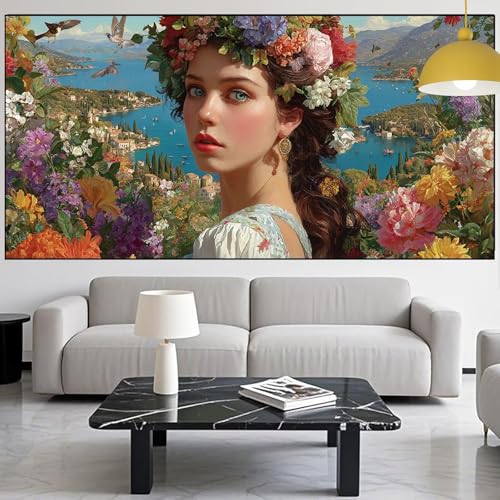 Diamond Painting Schönheit Diamond Painting Erwachsene Groß xxl 100x300cm Diamant Malerei Blume Malen Nach Zahlen DIY Strass Kunst Mosaikherstellung Crystal Stickerei Malerei Dekor Geschenke YM-869 Diamond Painting Schönheit Diamond Painting Erwachsene Groß xxl 100x300cm Diamant Malerei Blume Malen Nach Zahlen DIY Strass Kunst Mosaikherstellung Crystal Stickerei Malerei Dekor Geschenke YM-869 von Generic