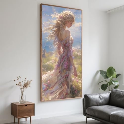 Diamond Painting Schönheit Diamont Painting Bilder Landschaft Malen Nach Zahlen set für Erwachsene,5D Vollbohrung Bastelset Mosaikherstellung,DIY Diamant Malerei für Deko Geschenke 50x100cm XD628 von Generic