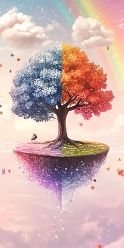 Diamond Painting Set Tier Baum Diamond Painting ZubehöR Kinder Kit, 5D DIY Diamant Malerei Malen Nach Zahlen Kristall Strass Stickerei Set, Mosaik Leinwand Kunsthandwerk Wanddekoration 80x160cm k-651 Diamond Painting Set Tier Baum Diamond Painting ZubehöR Kinder Kit, 5D DIY Diamant Malerei Malen Nach Zahlen Kristall Strass Stickerei Set, Mosaik Leinwand Kunsthandwerk Wanddekoration 80x160cm k-651 von Generic