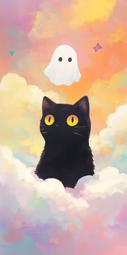 Diamond Painting Set Tier Katze Diamond Painting ZubehöR Kinder Kit, 5D DIY Diamant Malerei Malen Nach Zahlen Kristall Strass Stickerei Set, Mosaik Leinwand Kunsthandwerk Wanddekor 100x200cm k-642 von Generic