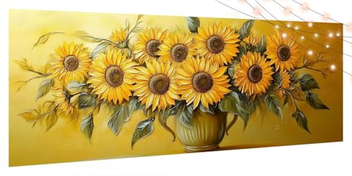 Diamond Painting Sonnenblume, Diamant Painting Bilder Erwachsene Blume, DIY Diamond Art Kinder Malen Nach Zahlen Bastelset, 5D Diamant Kunst Malerei Stickerei, Geschenke Home Wand Dekor 40x90cm T1031 Diamond Painting Sonnenblume, Diamant Painting Bilder Erwachsene Blume, DIY Diamond Art Kinder Malen Nach Zahlen Bastelset, 5D Diamant Kunst Malerei Stickerei, Geschenke Home Wand Dekor 40x90cm T1031 von Generic
