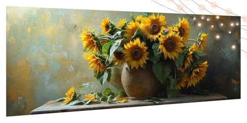 Diamond Painting Sonnenblume, Diamant Painting Bilder Erwachsene Blume, DIY Diamond Arts Kinder Malen Nach Zahlen Bastelset, 5D Diamant Kunst Malerei Stickerei Set, Home Wand Dekor 50x110cm T1029 Diamond Painting Sonnenblume, Diamant Painting Bilder Erwachsene Blume, DIY Diamond Arts Kinder Malen Nach Zahlen Bastelset, 5D Diamant Kunst Malerei Stickerei Set, Home Wand Dekor 50x110cm T1029 von Generic