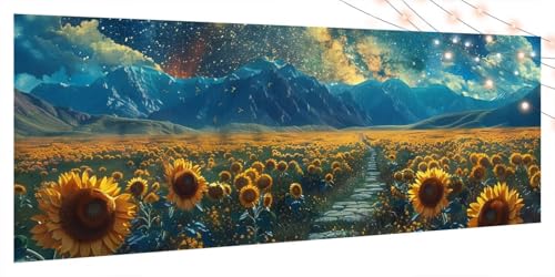 Diamond Painting Sonnenblume, Diamant Painting Bilder Erwachsene Himmel, DIY Diamond Art Kinder Malen Nach Zahlen Bastelset, 5D Diamant Kunst Malerei Stickerei Set, Home Wand Dekor 80x180cm T1035 Diamond Painting Sonnenblume, Diamant Painting Bilder Erwachsene Himmel, DIY Diamond Art Kinder Malen Nach Zahlen Bastelset, 5D Diamant Kunst Malerei Stickerei Set, Home Wand Dekor 80x180cm T1035 von Generic