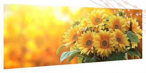 Diamond Painting Sonnenblume, Diamond Painting Erwachsene Groß 100x200cm, DIY Diamand Art Mosaikherstellung Zubehör, 5D Diamant Stickerei Kits für Anfänger und Kinder,Wand Dekor Wohnzimmer Blume T1030 Diamond Painting Sonnenblume, Diamond Painting Erwachsene Groß 100x200cm, DIY Diamand Art Mosaikherstellung Zubehör, 5D Diamant Stickerei Kits für Anfänger und Kinder,Wand Dekor Wohnzimmer Blume T1030 von Generic