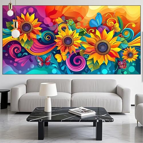 Diamond Painting Sonnenblume Diamond Painting Erwachsene Groß xxl 60x180cm Diamant Malerei,Gifts Blume Malen Nach Zahlen DIY Strass Kunst Mosaikherstellung Crystal Stickerei Malerei,Gifts Kits KM-843 Diamond Painting Sonnenblume Diamond Painting Erwachsene Groß xxl 60x180cm Diamant Malerei,Gifts Blume Malen Nach Zahlen DIY Strass Kunst Mosaikherstellung Crystal Stickerei Malerei,Gifts Kits KM-843 von Generic