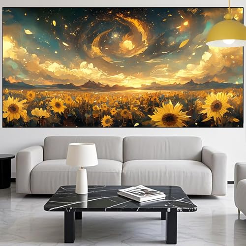 Diamond Painting Sonnenblume Diamond Painting Erwachsene Groß xxl 60x180cm Diamant Malerei Landschaft Malen Nach Zahlen Strass Kunst Mosaikherstellung Crystal Stickerei Malerei Dekor Geschenke YM-1069 Diamond Painting Sonnenblume Diamond Painting Erwachsene Groß xxl 60x180cm Diamant Malerei Landschaft Malen Nach Zahlen Strass Kunst Mosaikherstellung Crystal Stickerei Malerei Dekor Geschenke YM-1069 von Generic
