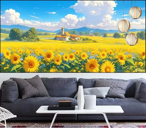 Diamond Painting Sonnenblume Diamond Painting Kinder Landschaft Diamant Malerei Anfänger Diamant Kunst Malerei Stickerei,Malen Nach Zahlen Bastelset Erwachsene Kristall Puzzle Gifts 100x300cm QL-336 Diamond Painting Sonnenblume Diamond Painting Kinder Landschaft Diamant Malerei Anfänger Diamant Kunst Malerei Stickerei,Malen Nach Zahlen Bastelset Erwachsene Kristall Puzzle Gifts 100x300cm QL-336 von Generic
