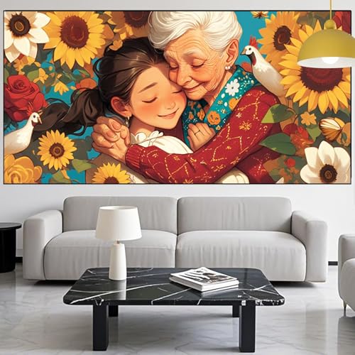 Diamond Painting Sonnenblume Diamont Painting Bilder Frau Malen Nach Zahlen Set für Kinder Erwachsene,5D Vollbohrung Crystal Bastelset Mädchen Mosaikherstellung,DIY Diamant Malerei 80x200cm YM-1072 Diamond Painting Sonnenblume Diamont Painting Bilder Frau Malen Nach Zahlen Set für Kinder Erwachsene,5D Vollbohrung Crystal Bastelset Mädchen Mosaikherstellung,DIY Diamant Malerei 80x200cm YM-1072 von Generic