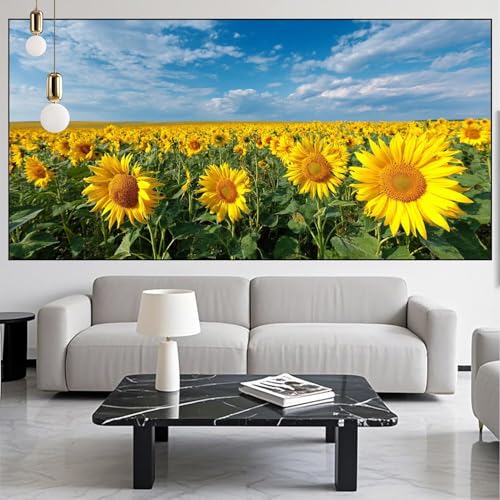 Diamond Painting Sonnenblume Diamont Painting Bilder Landschaft Malen Nach Zahlen Set für Kinder Erwachsene,Vollbohrung Crystal Bastelset Mädchen Mosaikherstellung,DIY Diamant Malerei 100x300cm KM-948 Diamond Painting Sonnenblume Diamont Painting Bilder Landschaft Malen Nach Zahlen Set für Kinder Erwachsene,Vollbohrung Crystal Bastelset Mädchen Mosaikherstellung,DIY Diamant Malerei 100x300cm KM-948 von Generic