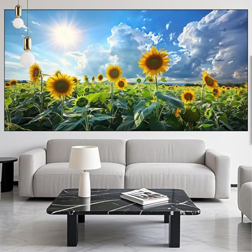 Diamond Painting Sonnenblume Diamont Painting Bilder Landschaft Malen Nach Zahlen Set für Kinder Erwachsene,Vollbohrung Crystal Bastelset Mädchen Mosaikherstellung,DIY Diamant Malerei 70x180cm KM-842 Diamond Painting Sonnenblume Diamont Painting Bilder Landschaft Malen Nach Zahlen Set für Kinder Erwachsene,Vollbohrung Crystal Bastelset Mädchen Mosaikherstellung,DIY Diamant Malerei 70x180cm KM-842 von Generic