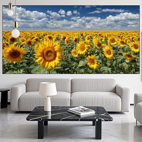 Diamond Painting Sonnenblume Diamont Painting Bilder Landschaft Malen Nach Zahlen Set für Kinder Erwachsene,Vollbohrung Crystal Bastelset Mädchen Mosaikherstellung,Diamant Malerei 100x300cm KM-1054 Diamond Painting Sonnenblume Diamont Painting Bilder Landschaft Malen Nach Zahlen Set für Kinder Erwachsene,Vollbohrung Crystal Bastelset Mädchen Mosaikherstellung,Diamant Malerei 100x300cm KM-1054 von Generic